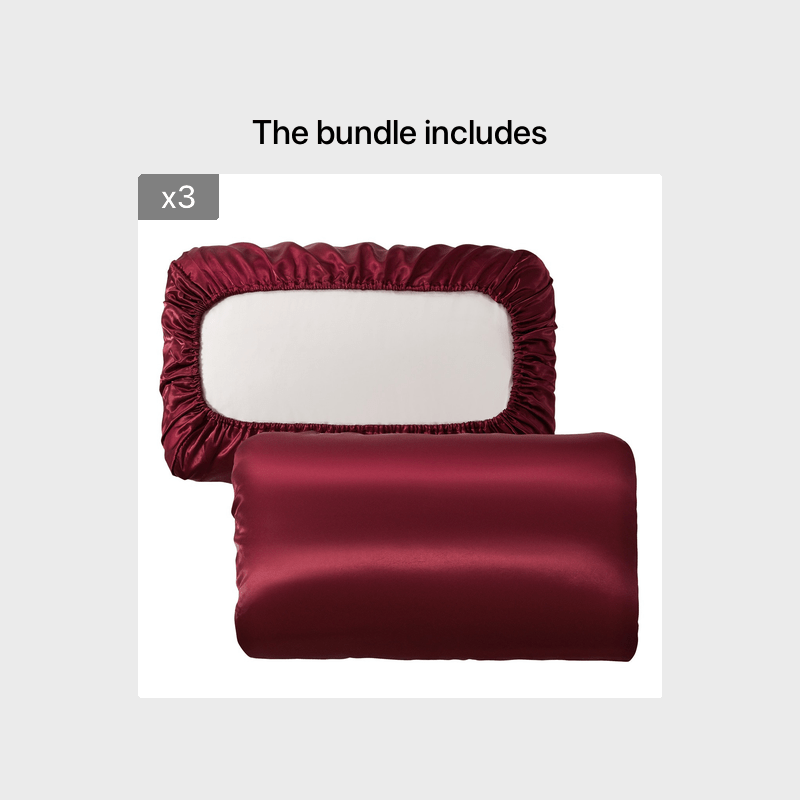 2pcs Soft And Breathable Satin Pillowcase With Elastic Cord - Perfect For A Comfortable Sleep In Your Bedroom
