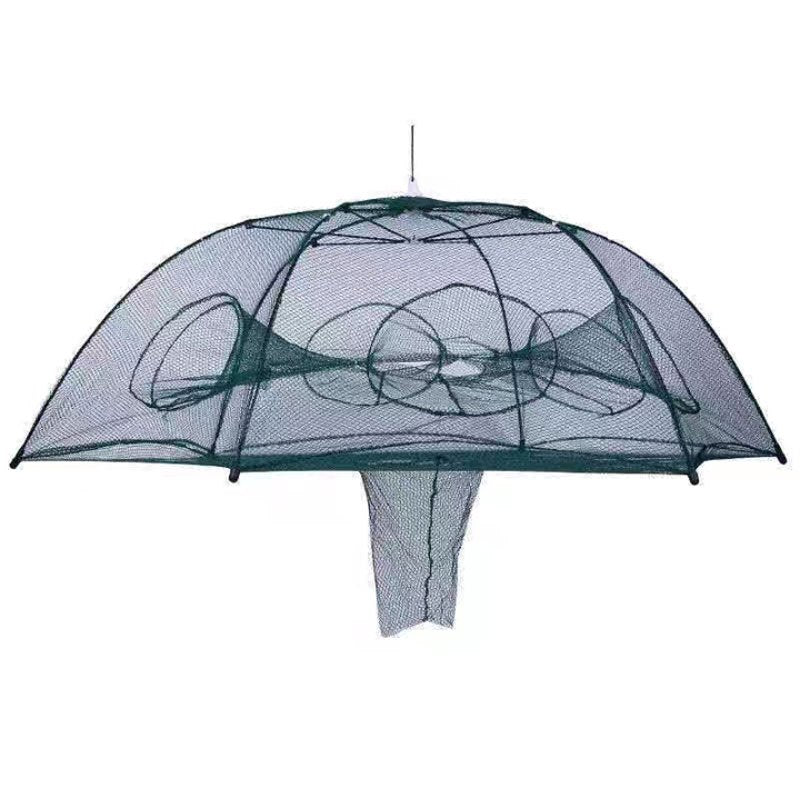 1pc Foldable Hexagonal Umbrella Fishing Net: Catch Minnow, Crayfish, and Crabs Effortlessly!