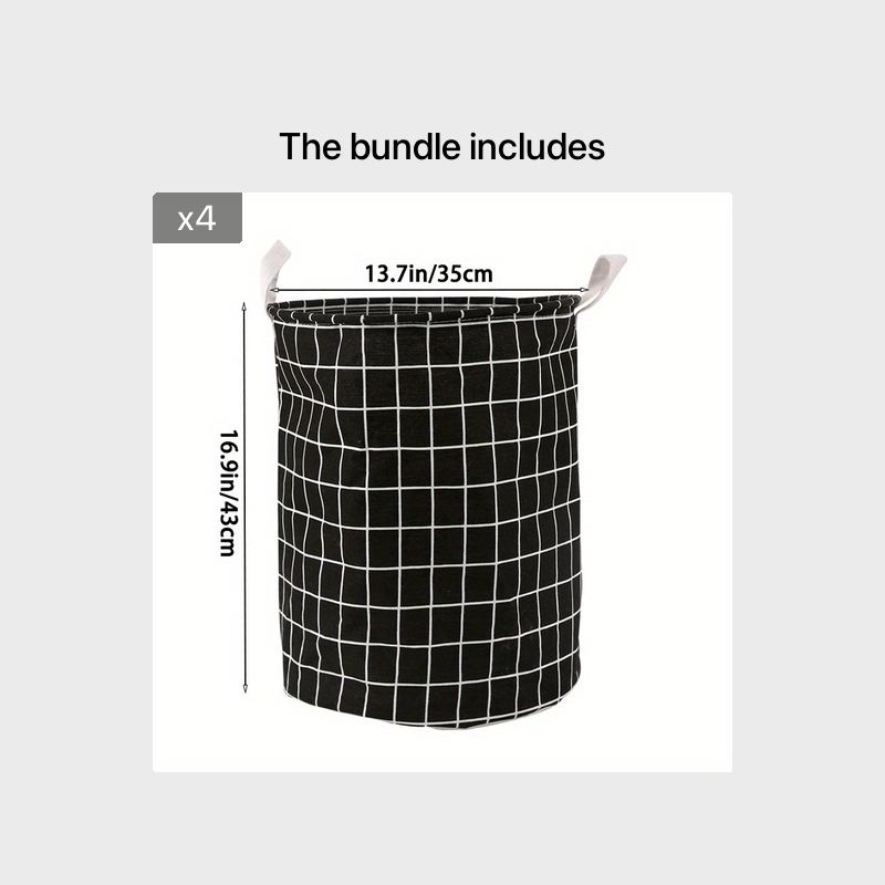 1pc Round Dirty Clothes Basket, Laundry Basket, Portable Dirty Clothes Hamper, laundry hhamper, storage bucket