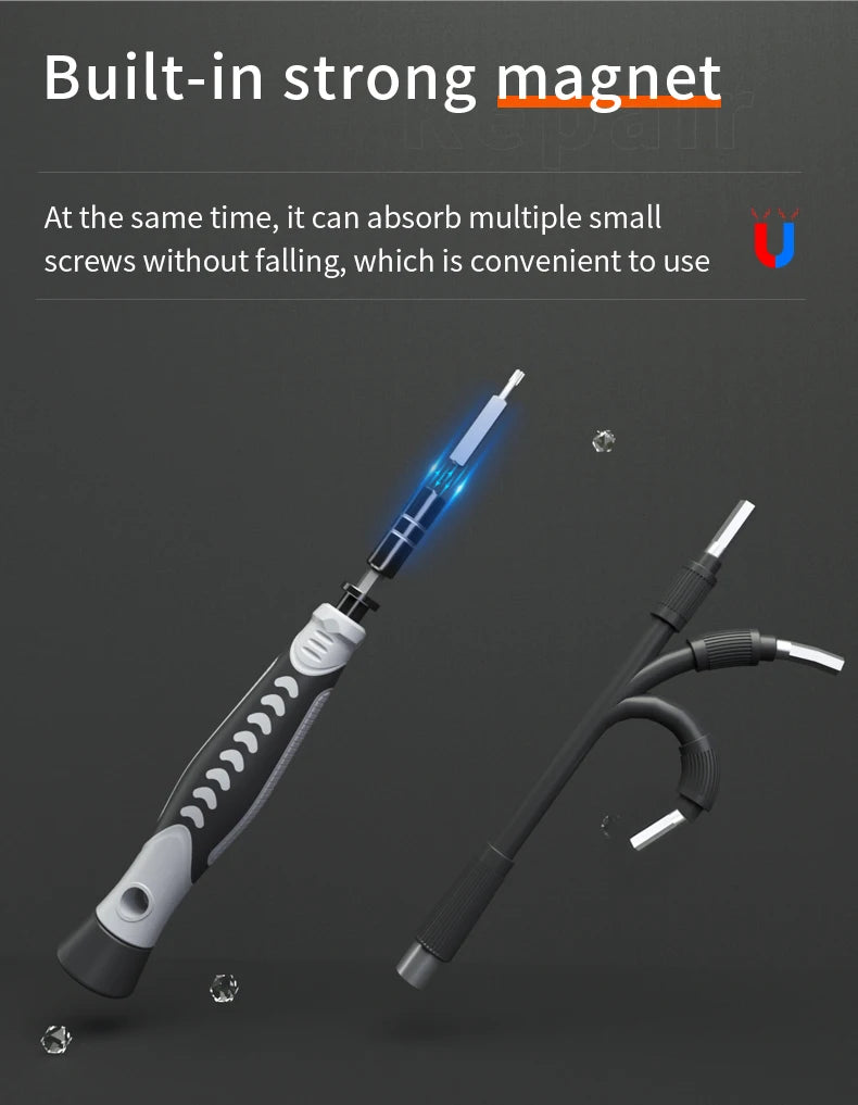 130 in 1 Screwdriver Sets Precision Portable Manual Hand Tool Kits Wireless Cordless Magnetic Small Bits for Xiaomi Phone Repair