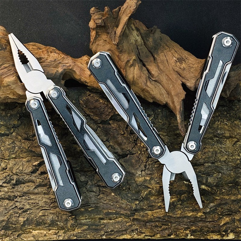 Outdoor Folding Multipurpose Tools Camping Portable Stainless Steel EDC Emergency Survival Knife Clamp Hiking Equipment
