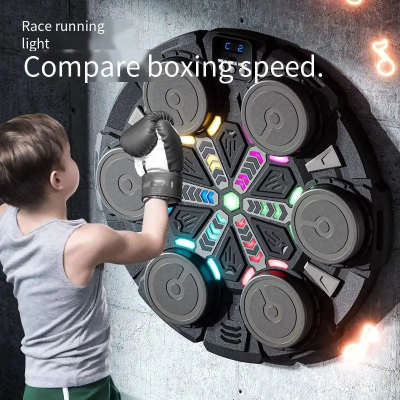 Rhythm Box Music Boxing Target Interactive Exercise Equipment with Light Response for Stress Relief And Coordination Training fo