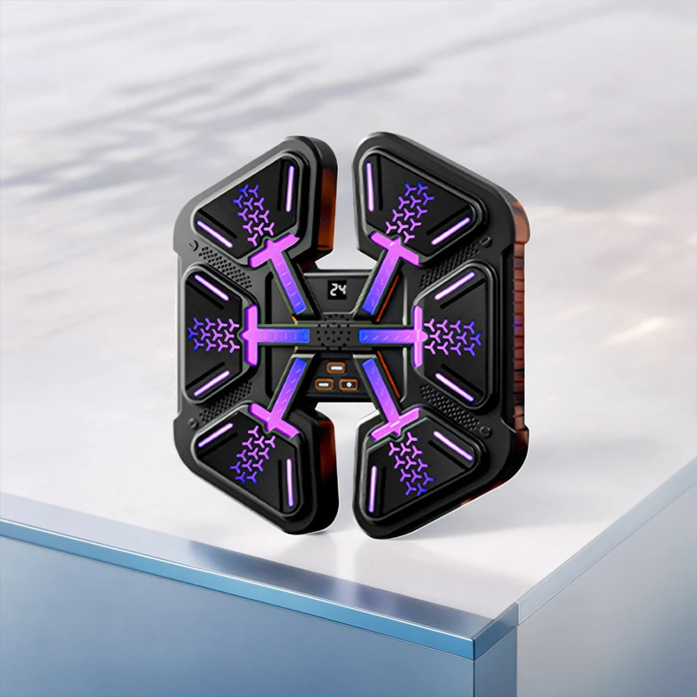 Smart Bluetooth Music Boxing Machine Boxing Wall Target Adjustable Speed Dynamic Light Boxing Machine Wall-Mounted for Adults