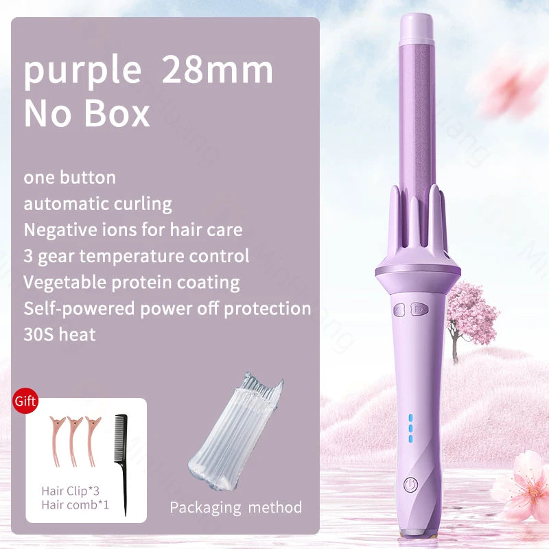 Automatic Hair Curler 28mm/32mm Large Wave Curling Iron Anion Fast Heating Professional Styling Curlers Curling Wand Hair Waver
