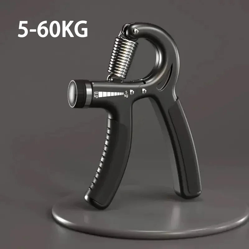 5-60Kg Adjustable Hand Grip Strengthener, Stainless Steel Spring Hand Exerciser For Muscle Building And Injury Recovery
