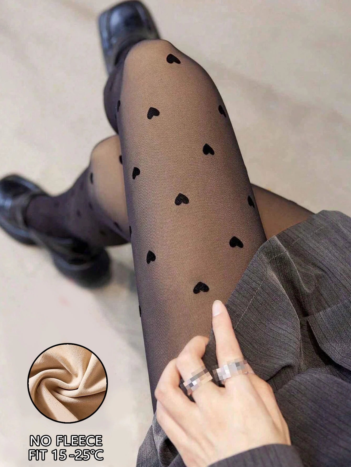 Women Fleece Tights Woman Warm Winter Pantyhose Sexy Translucent Stockings Thermal Elasticity Panty Fashion Leggings Female