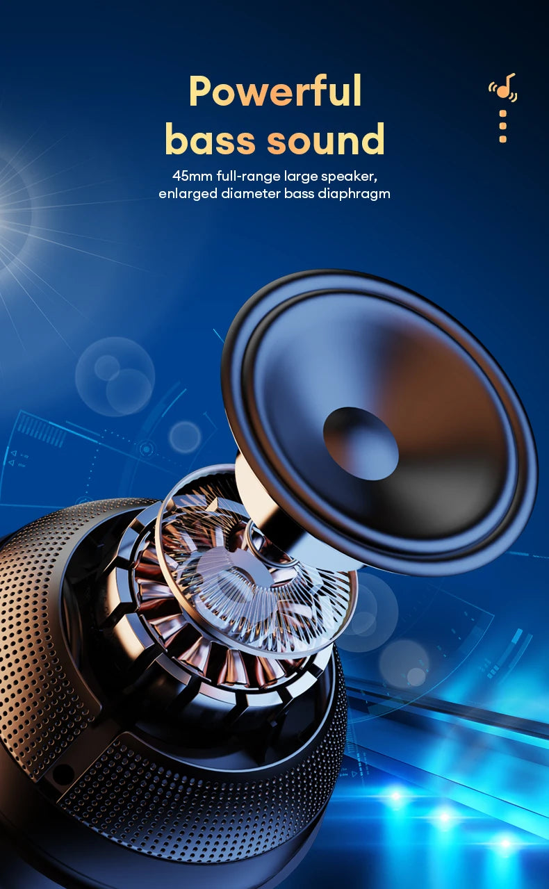 Choice Original Lenovo TS5 Bluetooth V5.3 Speaker Outdoor Long Endurance Loudspeaker Subwoofer Portable Surround Sound Player