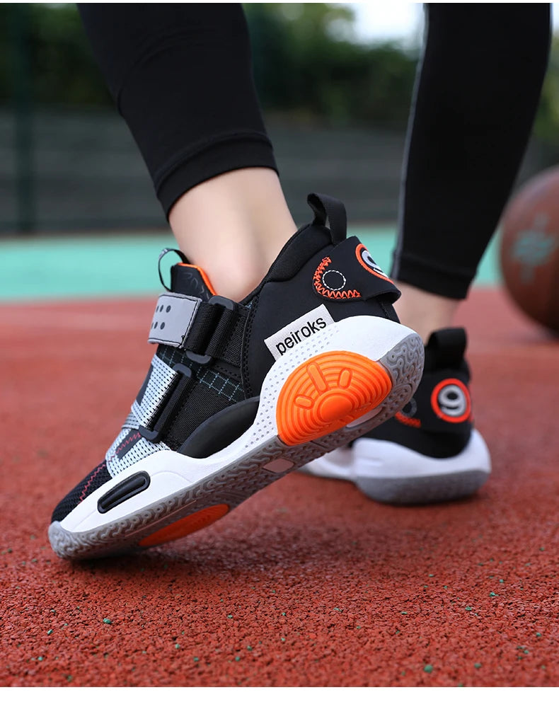 2024 New Children's Basketball Shoes For Boys Girls Non-slip Kids Sport Shoes Lightweight Outdoor Sneakers Trainers Footwear