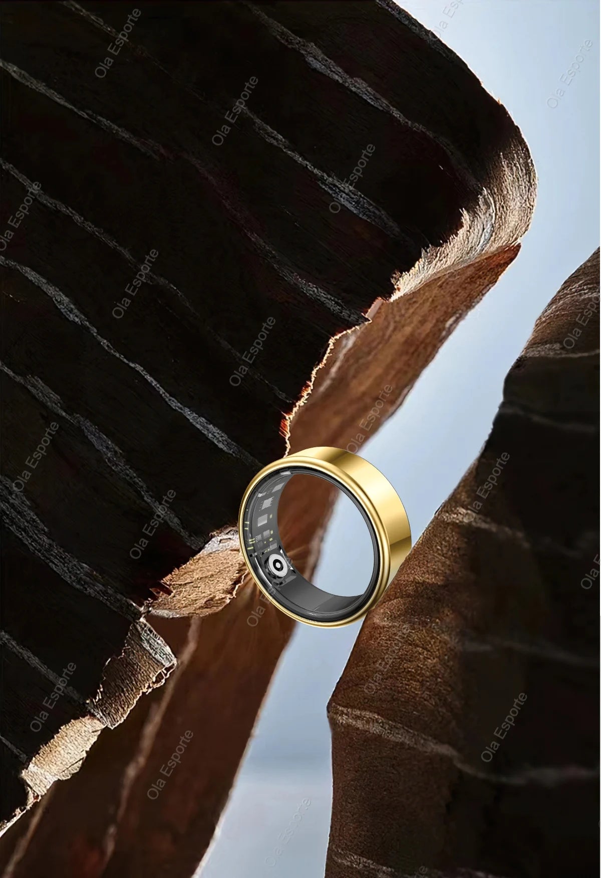 2025 New Smart Ring Men Women, Heart Rate Blood Oxygen and Sleep Monitor Smartring IP68 & 5ATM Waterproof, Multi-sport Mode Ring