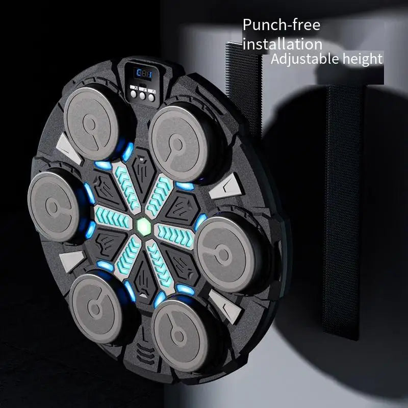 Rhythm Box Music Boxing Target Interactive Exercise Equipment with Light Response for Stress Relief And Coordination Training fo