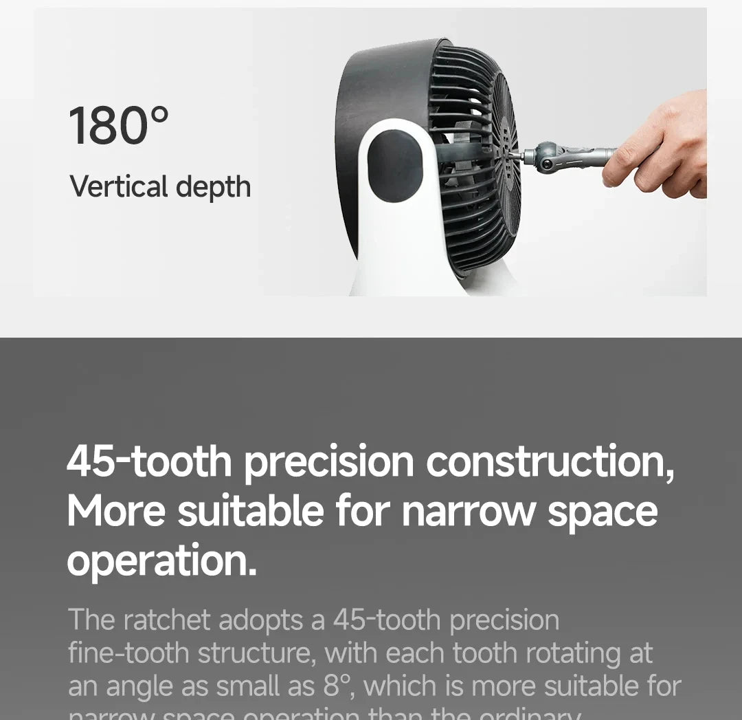 Atuman Magnetic Ratchet Screwdriver Set 40 in 1 Portable Precision Repair Tool Kit for Furniture Computer Bicycle