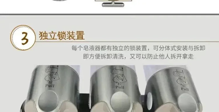 Soap Dispenser Wall-Mounted Large-Capacity Shower Gel Box Bathroom Hand Washer Transparent