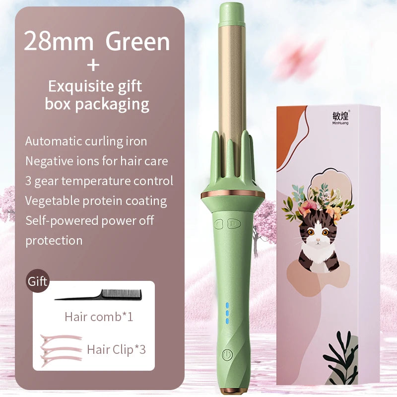 Automatic Hair Curler 28mm/32mm Large Wave Curling Iron Anion Fast Heating Professional Styling Curlers Curling Wand Hair Waver