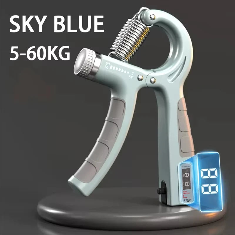 Adjustable Hand Grip 5-60kg Strengthener Hand Grip Trainer With Counter Wrist Forearm And Hand Exerciser For Muscle Building