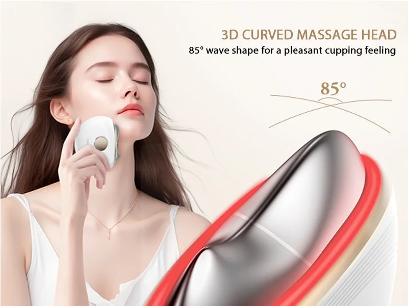 ANLAN Electric Guasha Massager EMS Face Lifting Anti-aging Remove Edema Firming Skin Clod Heat Scraping Skincare Beauty Device