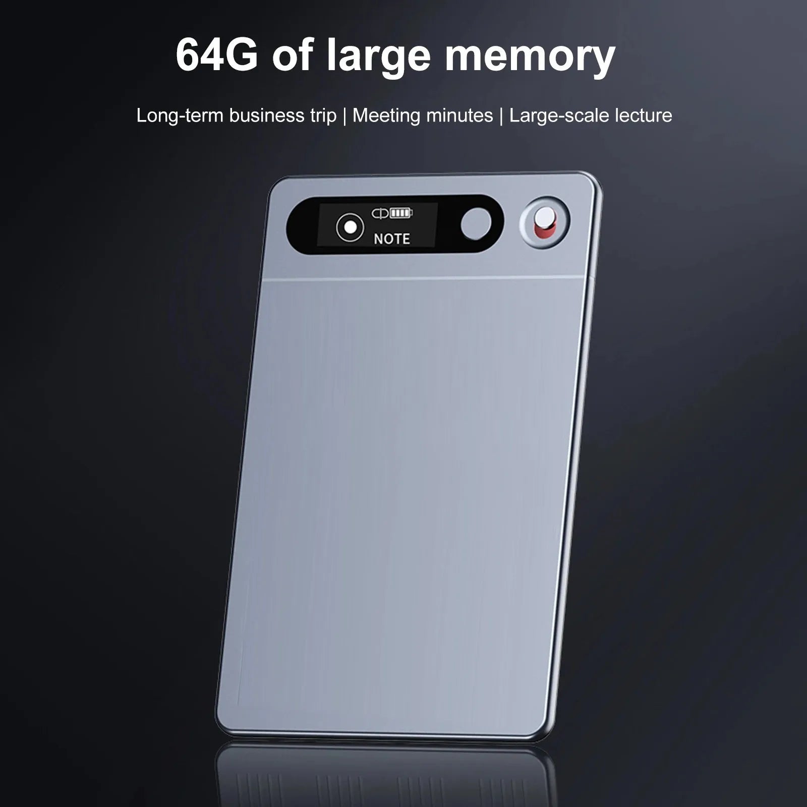 AI Voice Recorder, AI Notetaking Device for Meetings, Lectures, Calls, AI Transcription & Summarization Support 152 Languages