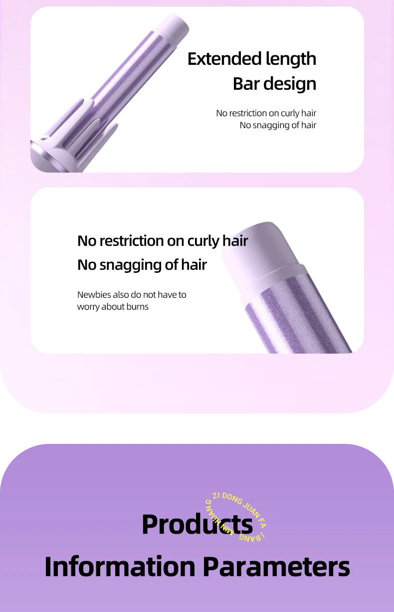 Automatic Hair Curler 28mm/32mm Large Wave Curling Iron Anion Fast Heating Professional Styling Curlers Curling Wand Hair Waver