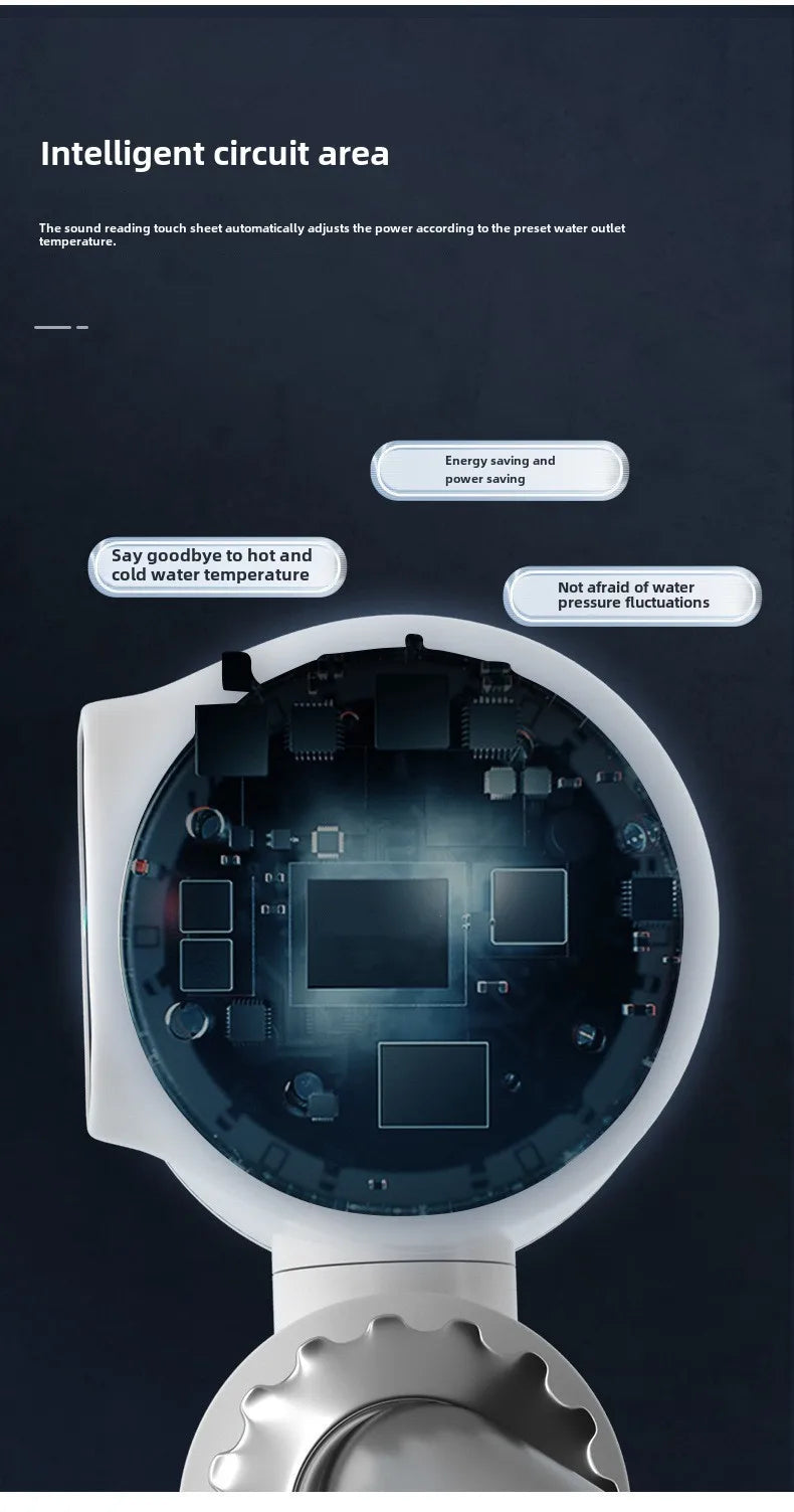 3000W Instant Hot Water Heater Faucet Electric Tankless for Kitchen Fast Heating Tap with Temperature Display