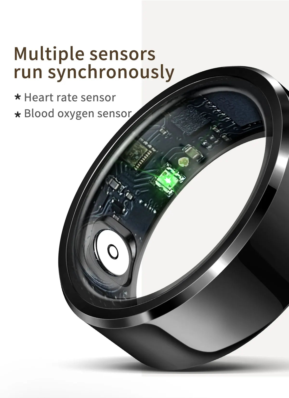 2025 Couple smart health ring,Sleep,Heart Rate,Oxygen Tracker,IP68 Waterproof,R6Pro smart ring for women and men rings for Gifts