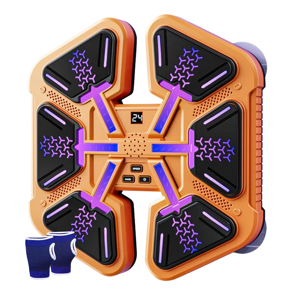 Smart Bluetooth Music Boxing Machine Boxing Wall Target Adjustable Speed Dynamic Light Boxing Machine Wall-Mounted for Adults