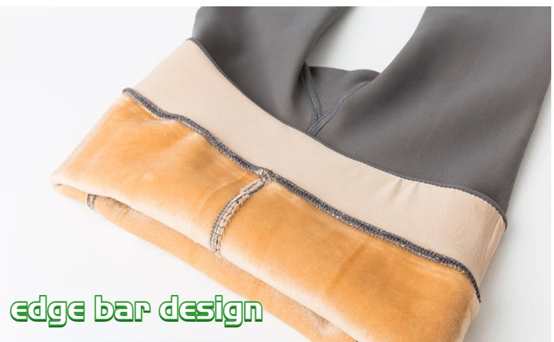 Thick Thermal Stockings Woman Warm Winter Sexy Translucent Velvet Tights Pantyhose Female High Waist Elastic Fleece Tights Women