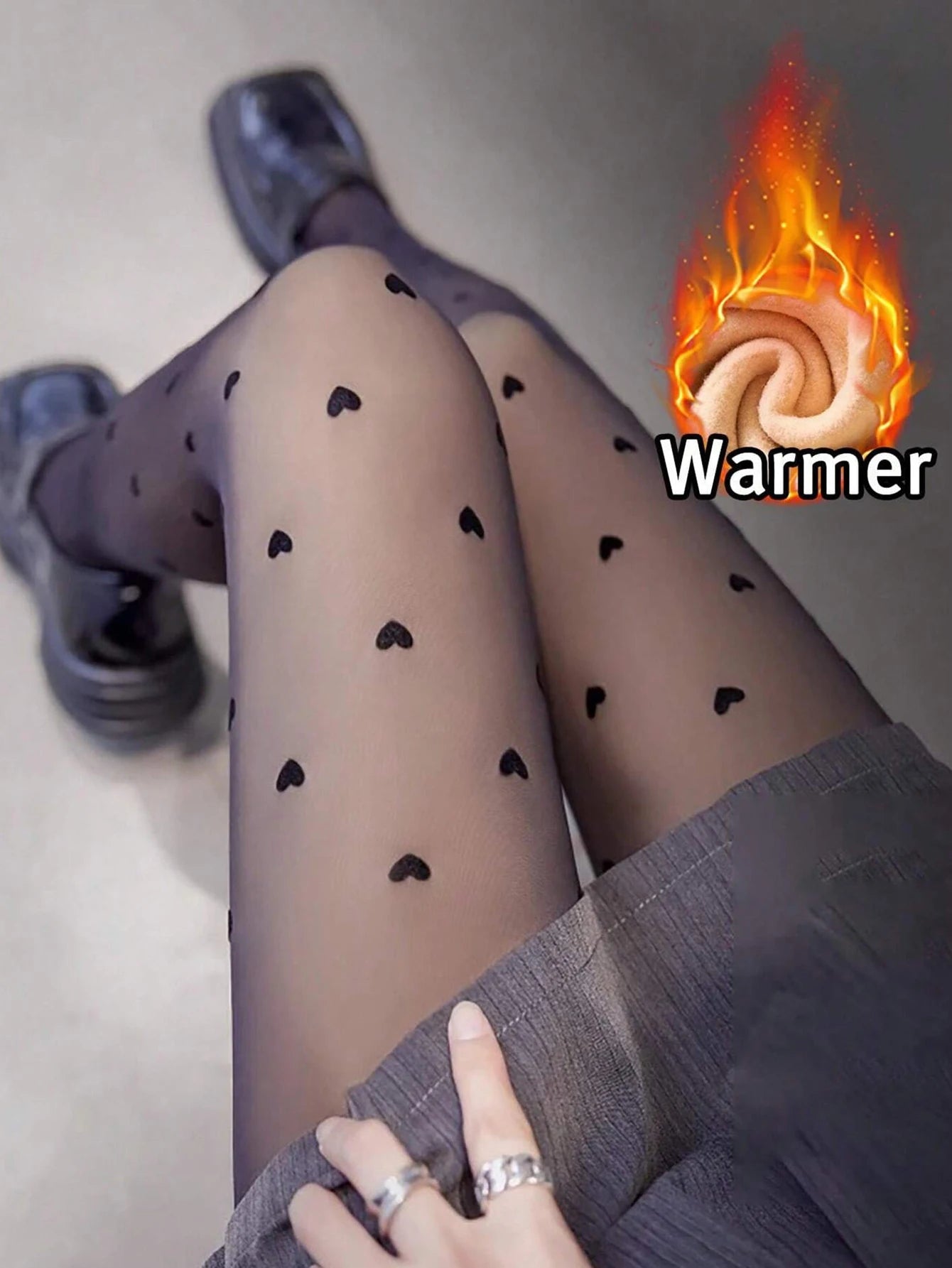 Women Fleece Tights Woman Warm Winter Pantyhose Sexy Translucent Stockings Thermal Elasticity Panty Fashion Leggings Female