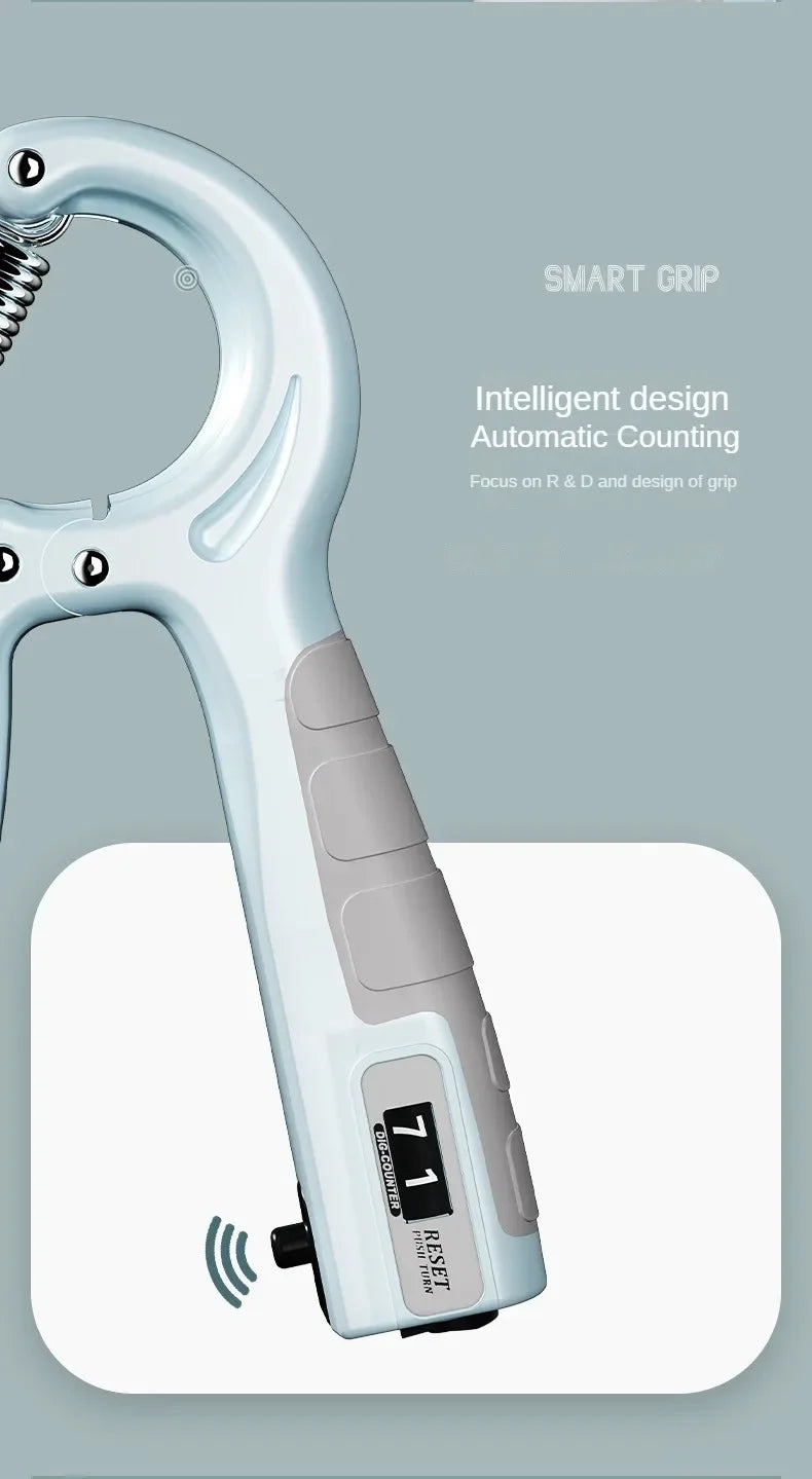 5-60Kg Adjustable Hand Grip Strengthener, Stainless Steel Spring Hand Exerciser For Muscle Building And Injury Recovery