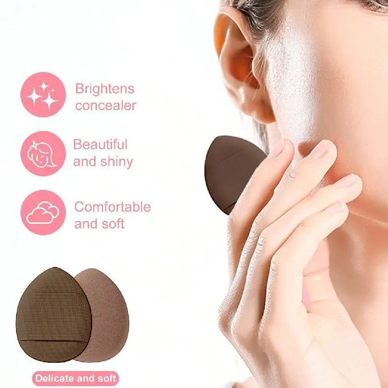 56-Piece Make up Brush Set (chocolate)- Full Face Cosmetics Kit , Eyeshadow Blending Brushes & Beauty Sponge make up brushes