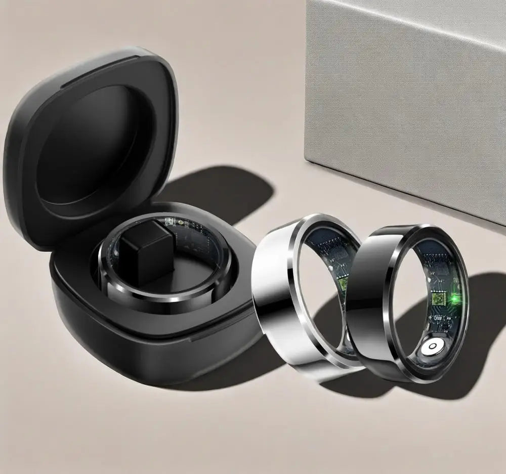 2025 Couple smart health ring,Sleep,Heart Rate,Oxygen Tracker,IP68 Waterproof,R6Pro smart ring for women and men rings for Gifts