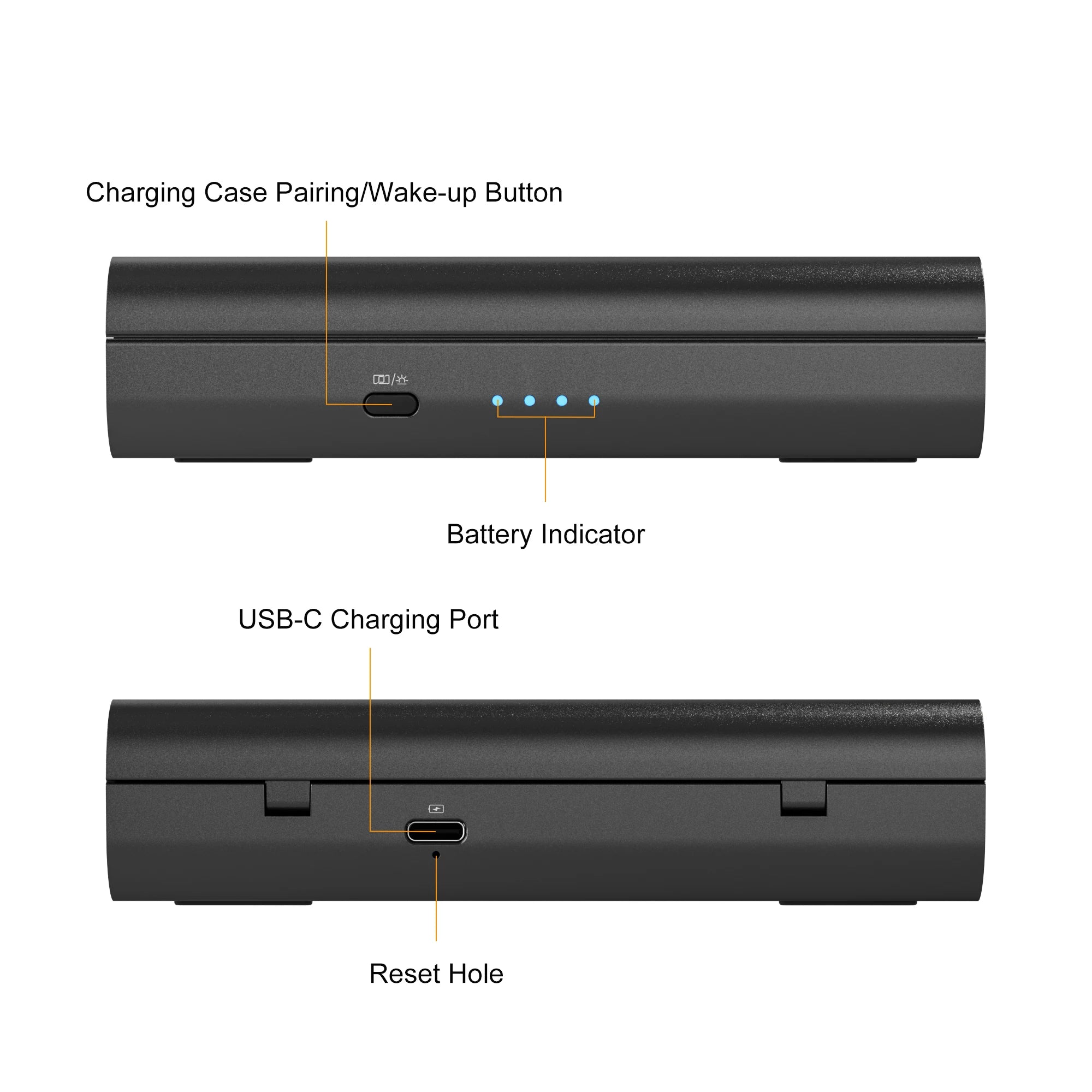 7Ryms iRay DW40 Wireless Lavalier Microphone with 4 Transmitters,48kHz/24bit Recording,AI Denoise for Camera,SmartPhone and PC