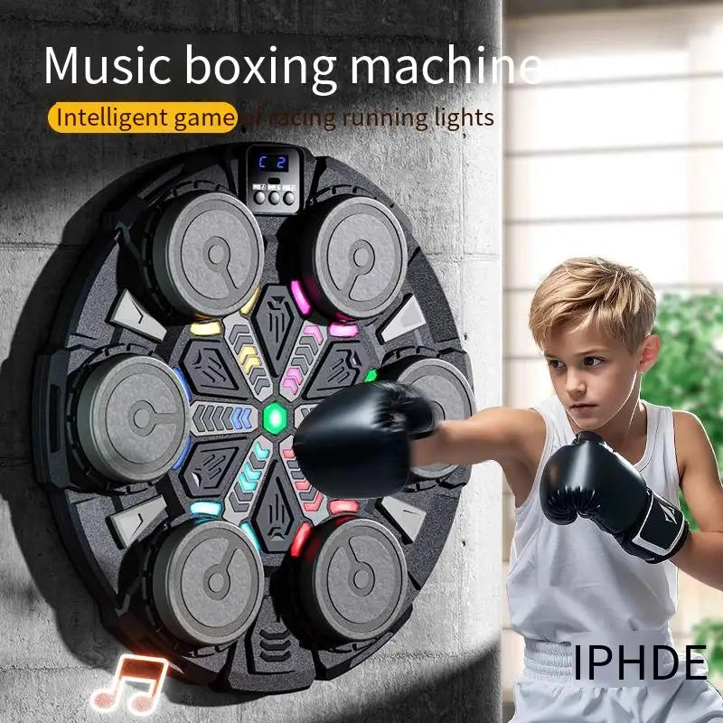 Rhythm Box Music Boxing Target Interactive Exercise Equipment with Light Response for Stress Relief And Coordination Training fo