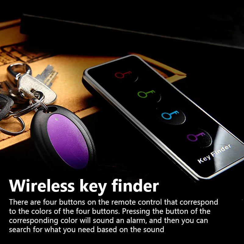 New 4-in-1 Wireless Key Finder Home Anti-loss Devices Mobile Phone Finders Multi Function Key Locator Tracker for Child Pet