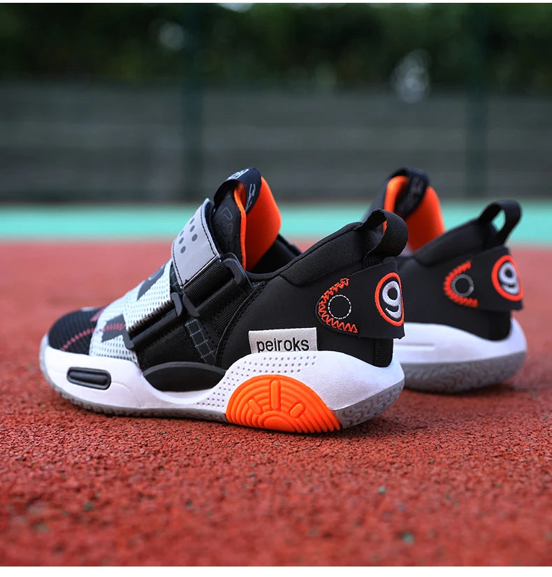 2024 New Children's Basketball Shoes For Boys Girls Non-slip Kids Sport Shoes Lightweight Outdoor Sneakers Trainers Footwear