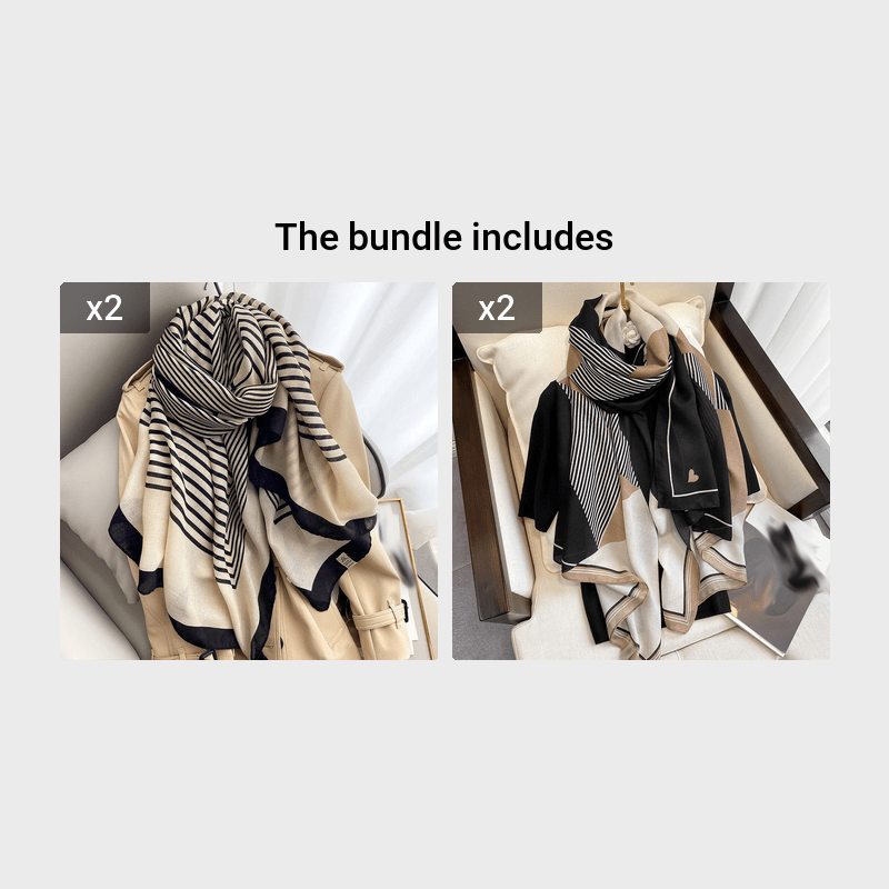 Imitation Scarf For Women Winter Warm Scarf Shawl Neckerchief Lightweight Shawl Wrap