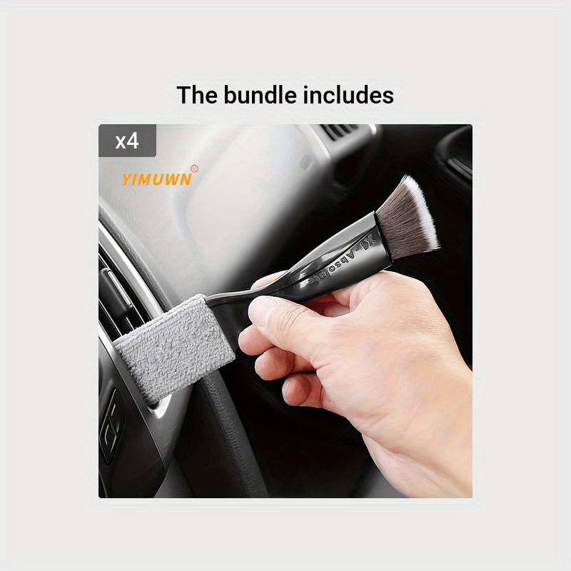 Effortlessly Clean Your Car's Interior with this Soft Brush Air Conditioner Cleaning Tool - Soft Bristles - For All Car Models - Suitable for Regular Car Maintenance - Great Gift for Car Enthusiasts