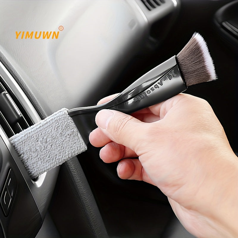 Effortlessly Clean Your Car's Interior with this Soft Brush Air Conditioner Cleaning Tool - Soft Bristles - For All Car Models - Suitable for Regular Car Maintenance - Great Gift for Car Enthusiasts