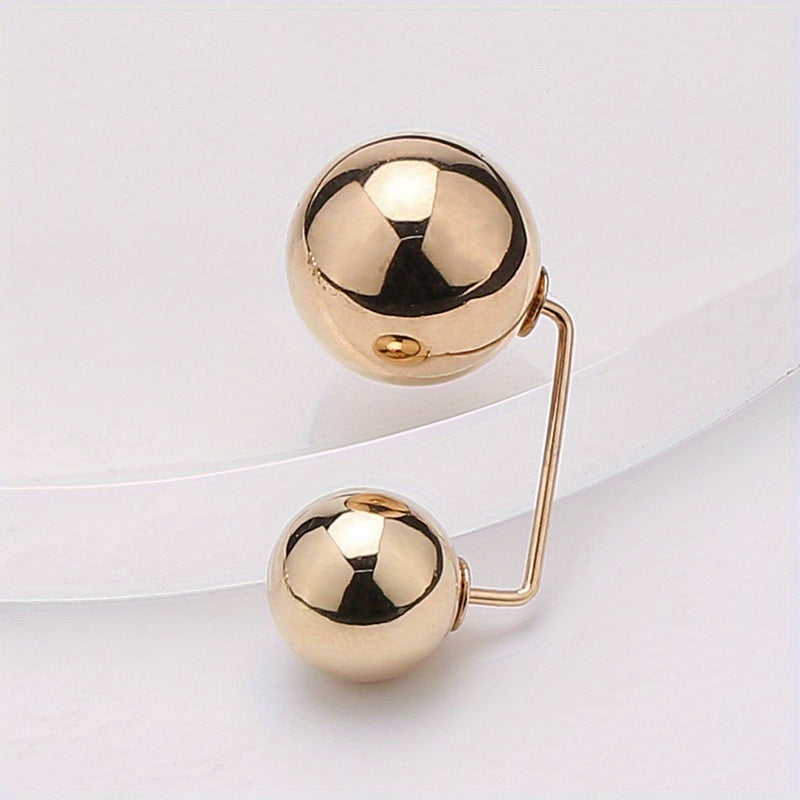 1/3pcs Waist Brooch Tightening Waistband Faux Pearl Pin Buckles Clothes Skirt Waist Pin Pants Buckle Brooches