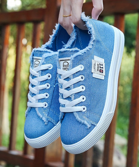 [Casual Canvas Shoes] White Women's Casual Round Toe Solid Color Canvas Shoes | Flat Bottom, PVC Sole, Fabric Upper And Insole, Hand Wash, No Dry Clean, Spring, Autumn, All Season 2022