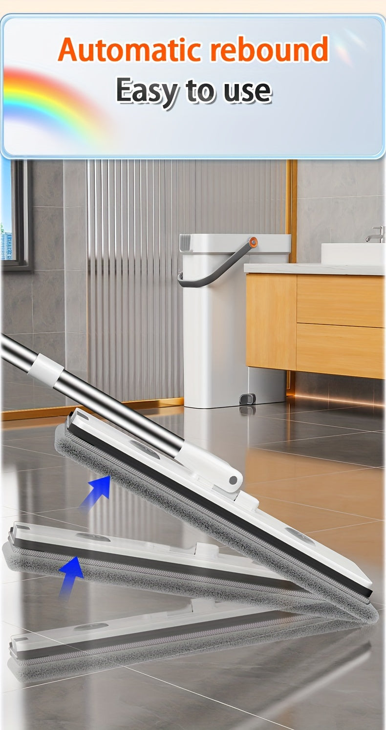 7-fold Scraper Cleaner: Home Cleaning Tool with 7-fold Scraper and Water Tank - Suitable for Kitchen, Bathroom, Living Room, Bedroom - No Electricity Required