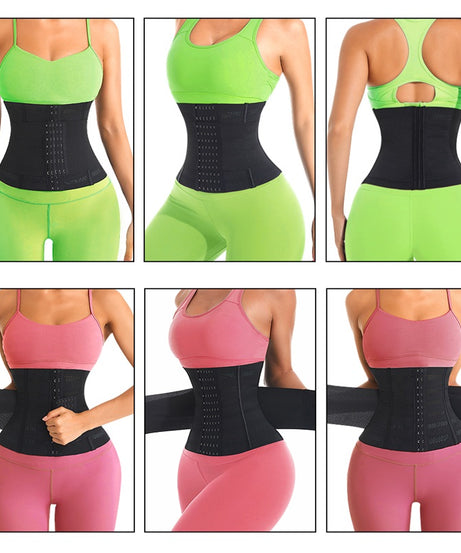 1pc Breathable Polyester Waist Cincher for Women - Medium Control Posture Improvement Shapewear with Adjustable Closure, Knit Fabric Weave, Hand Washable - 1pc