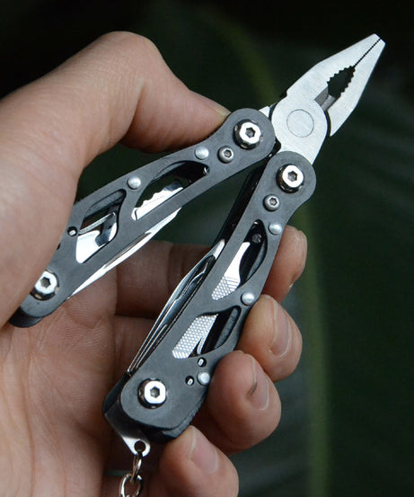 Outdoor Folding Multipurpose Tools Camping Portable Stainless Steel EDC Emergency Survival Knife Clamp Hiking Equipment