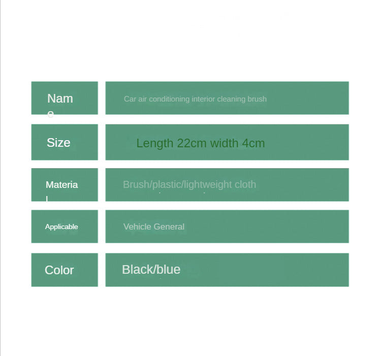 Effortlessly Clean Your Car's Interior with this Soft Brush Air Conditioner Cleaning Tool -  Soft Bristles - For All Car Models - Suitable for Regular Car Maintenance - Great Gift for Car Enthusiasts