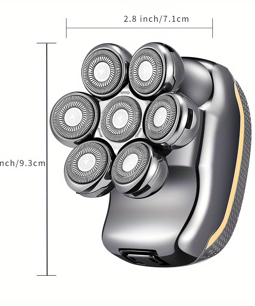 Men'S Electric Head Shaver Razor - Rechargeable Cordless Hair Shaving Razors for Bald persons