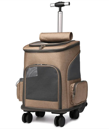 Portable Folding Pet Trolley Backpack
