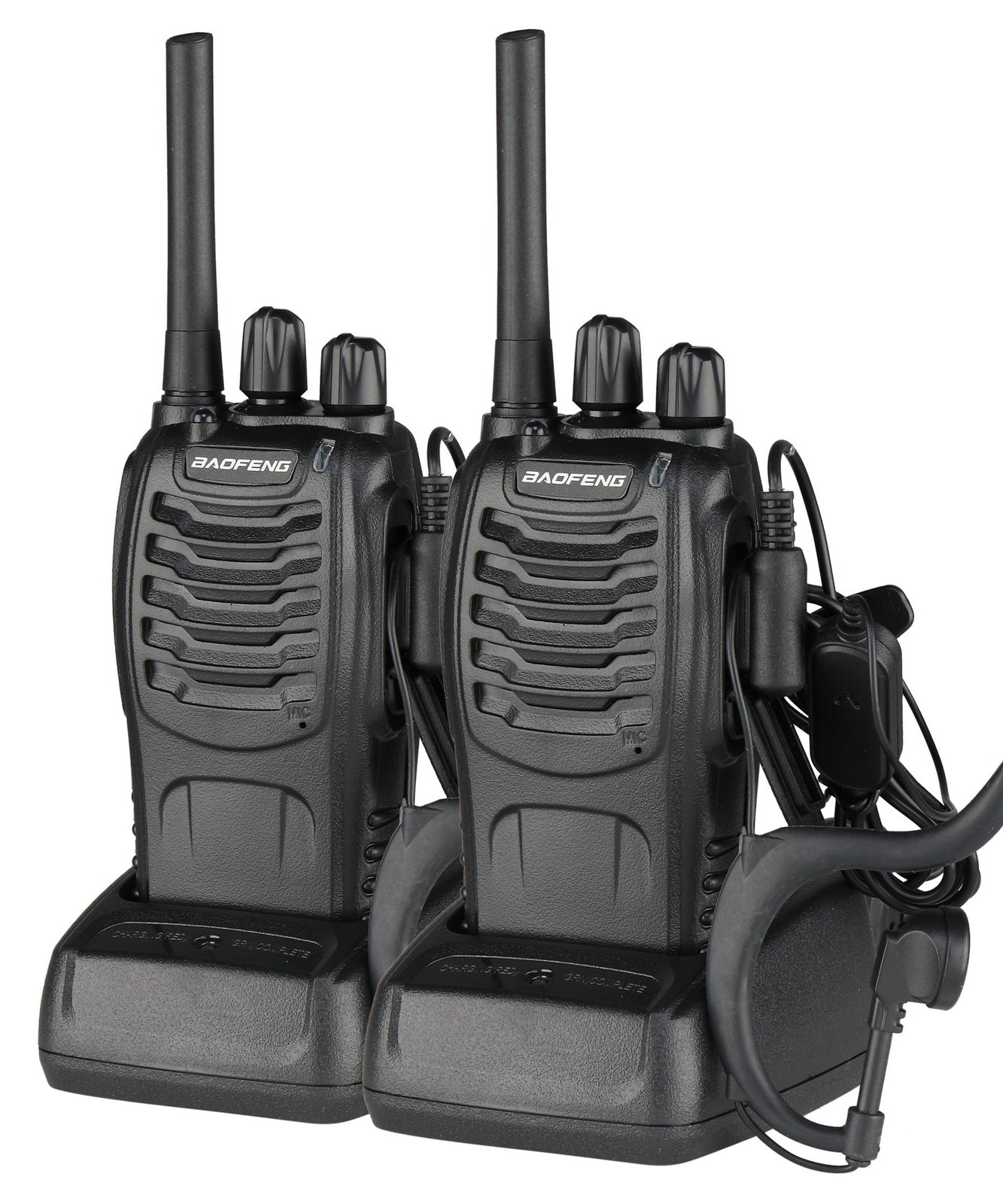 BF-88E 1500mAh Ultra-long Standby Walkie-talkie EU Standard Black