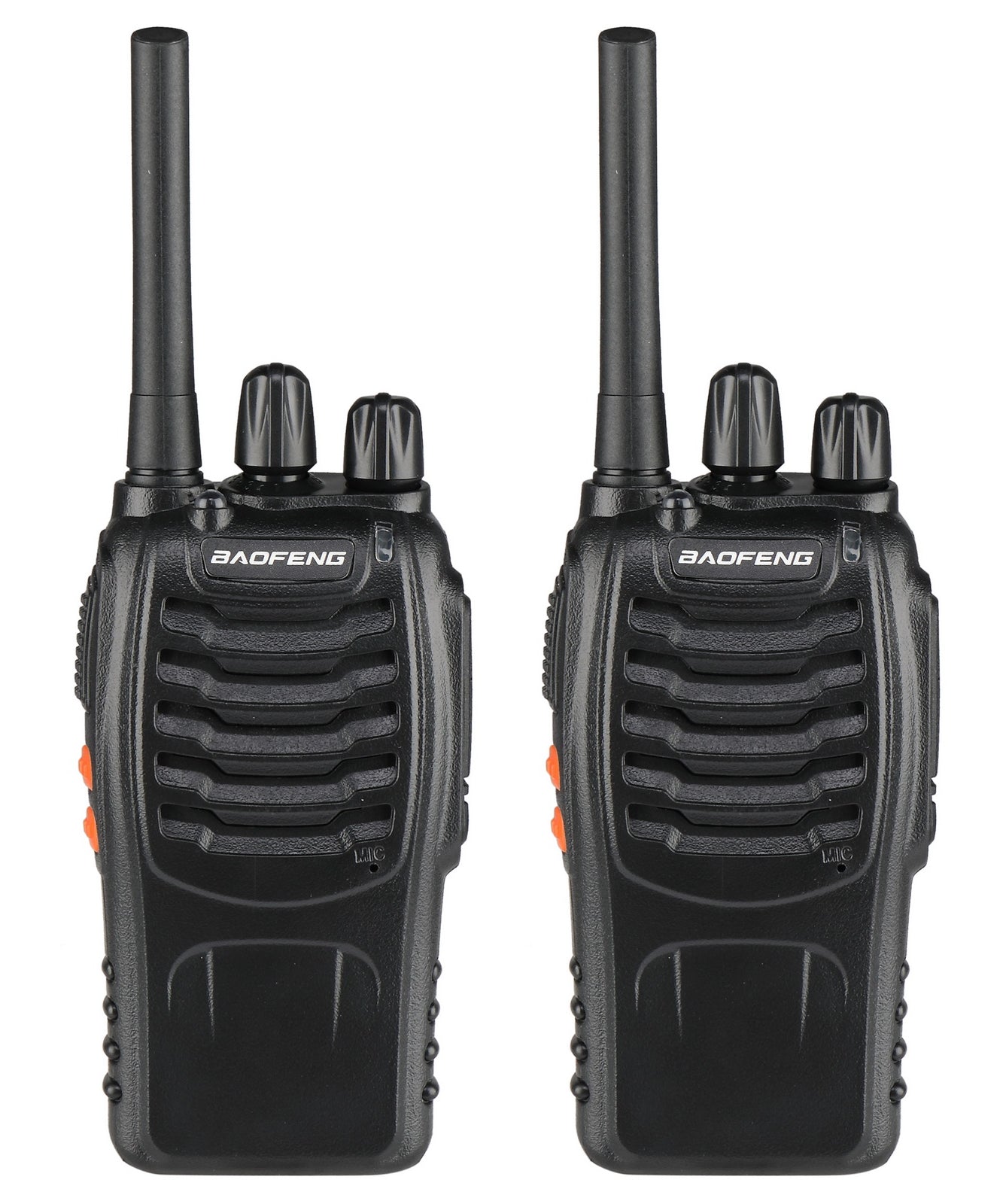 BF-88E 1500mAh Ultra-long Standby Walkie-talkie EU Standard Black