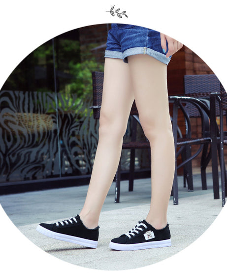 [Casual Canvas Shoes] White Women's Casual Round Toe Solid Color Canvas Shoes | Flat Bottom, PVC Sole, Fabric Upper And Insole, Hand Wash, No Dry Clean, Spring, Autumn, All Season 2022