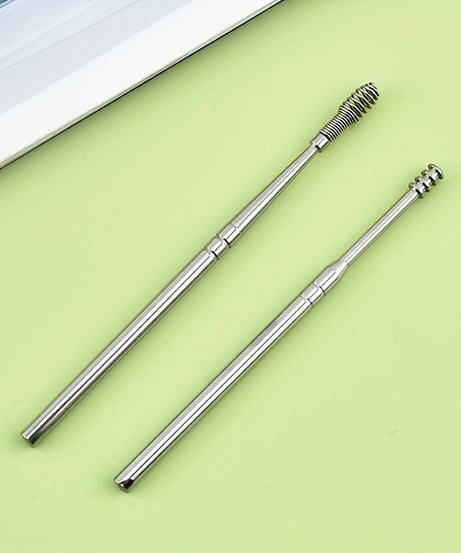 6pcs Spiral Spring Ear Cleaning Kit with Soft & Sturdy Ear Spoon & Probe Tools