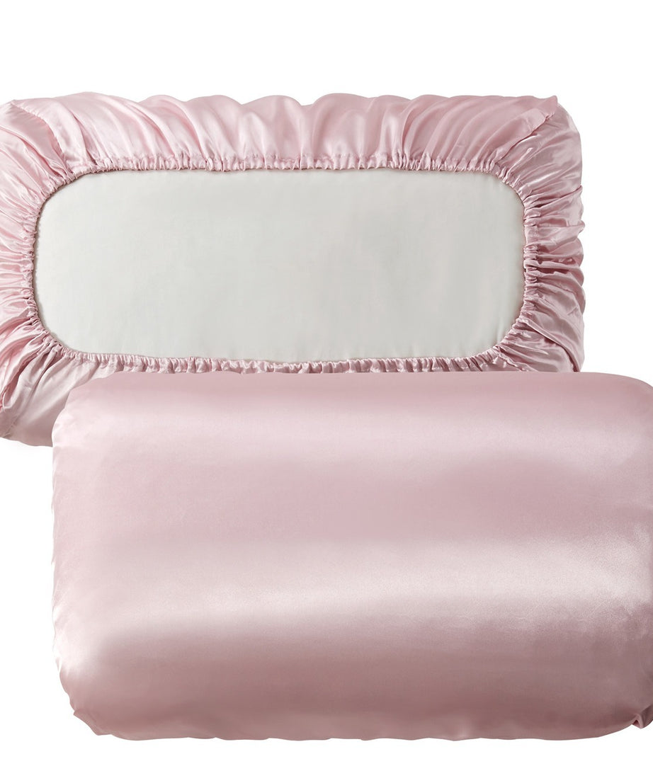 2pcs Soft And Breathable Satin Pillowcase With Elastic Cord - Perfect For A Comfortable Sleep In Your Bedroom