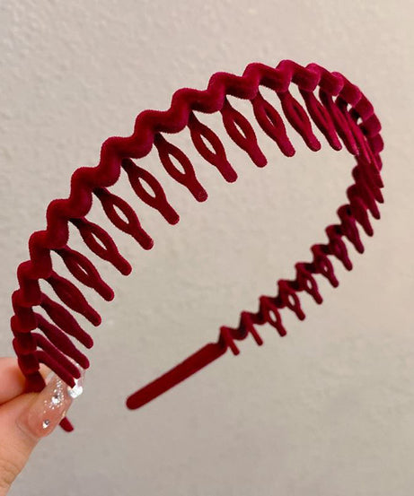 Hair Clip Frosted Color Headband Women's Non-slip Band Teeth Simple Pressure Headband Face Headband Hair Accessories